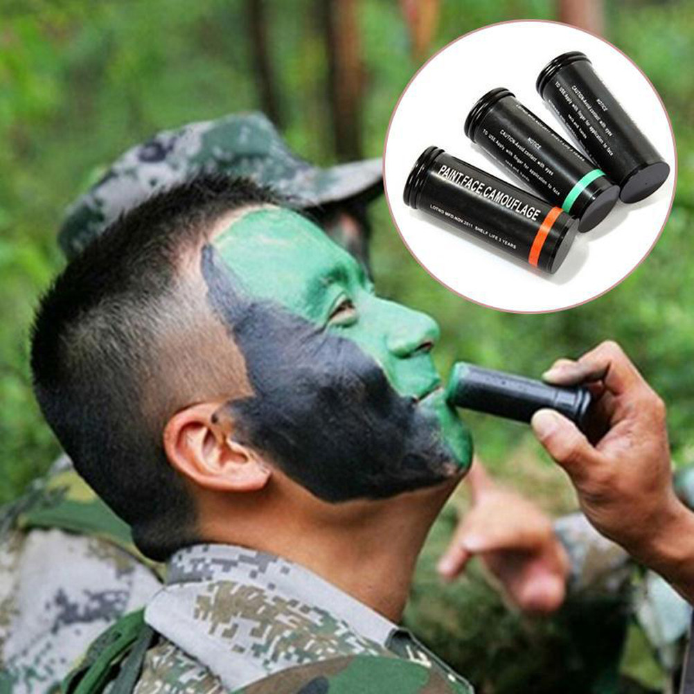 3 szt. Kamuflażowe sztyfty do  – Camo Face Paint recenzja i cena