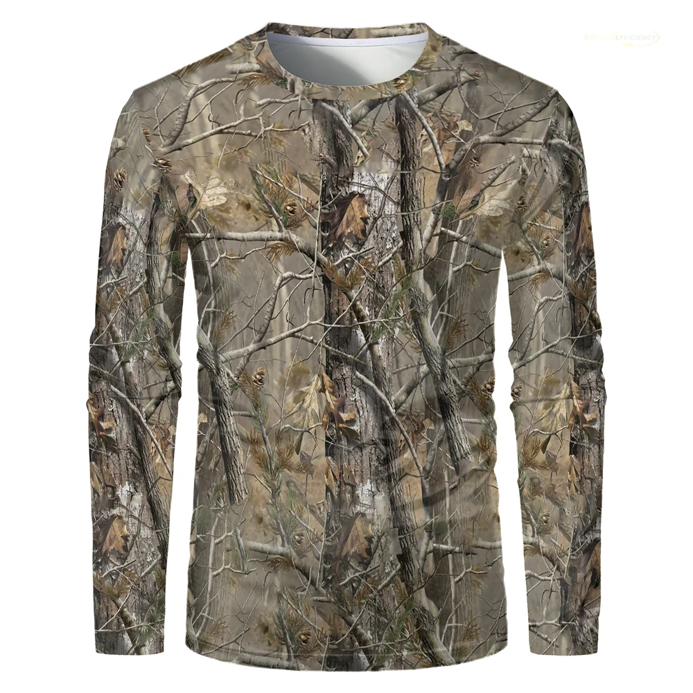 Męska koszulka z długim rękawe – Outdoor Hunting Prints recenzja i cena