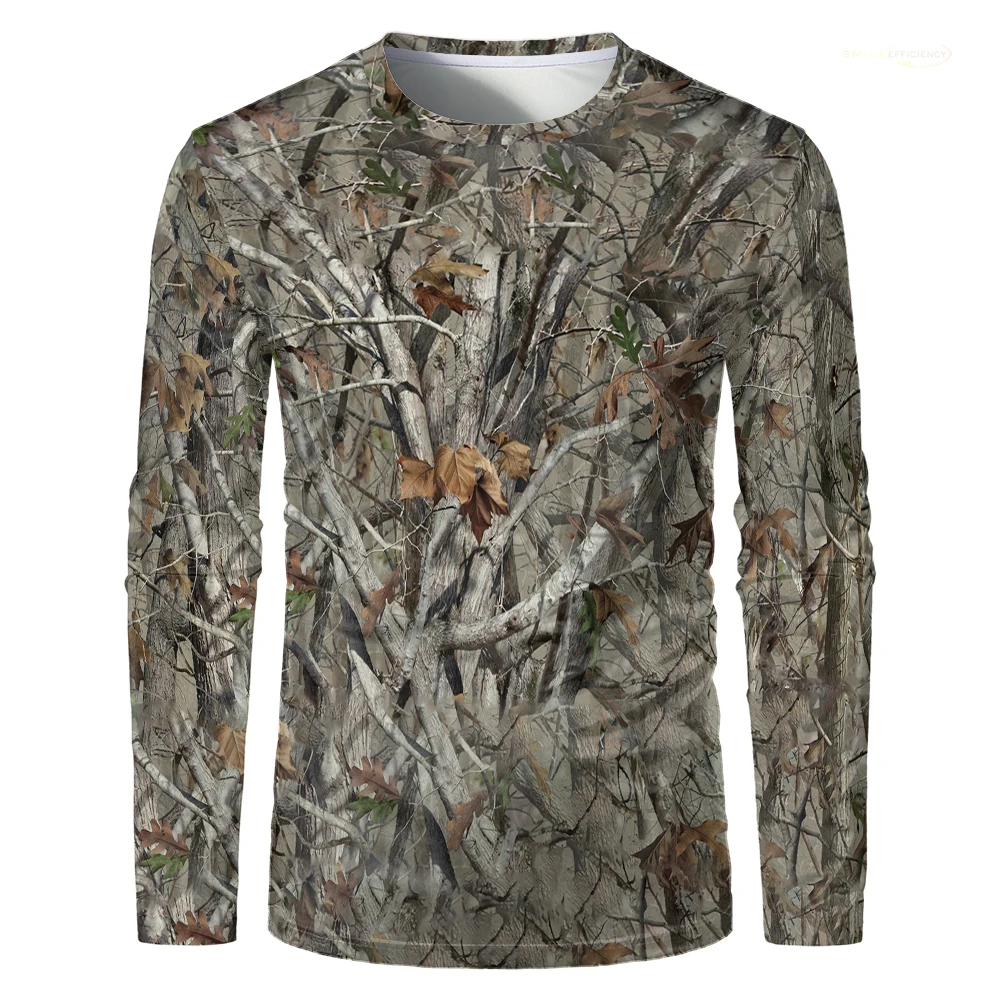 Męska koszulka z długim rękawe – Outdoor Hunting Prints recenzja i cena